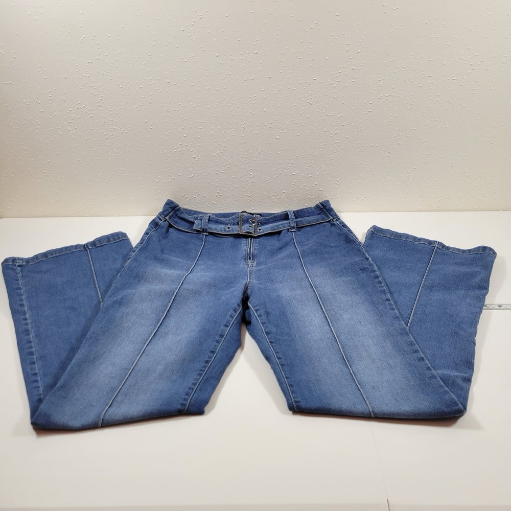 Sincerely‎ Jules Women's Jeans Belted Flare Size 13/31 Blue